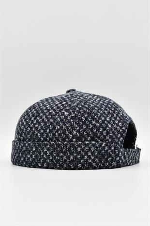 Desenli Bere Kışlık Docker Şapka Kasket