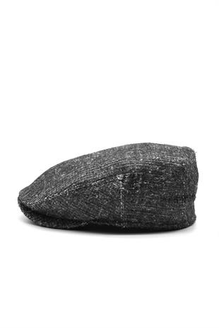 Mens Anthrachite London Hat Fabric Sports Flat Cap