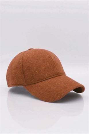 Mens Baseball Hat Winter Cap-Brick Color