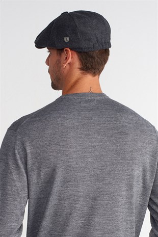 Mens Antrachite Flat Cap Baretta Beckham Peaky Blinders Hat