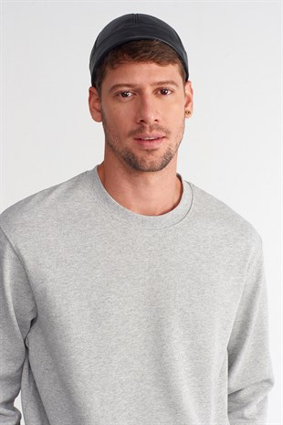 Erkek Gerçek Deri Docker Şapka Siyah Skullcap