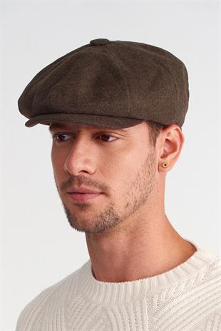 Erkek Kahve Kasket Baretta Beckham Peaky Blinders Şapka