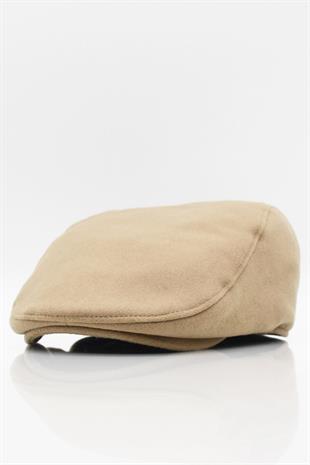 Erkek Kasket Camel Şapka Ingiliz Stili Kep