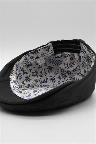 Erkek Kasket Cotton İngiliz Siyah Flat Cap Şapka