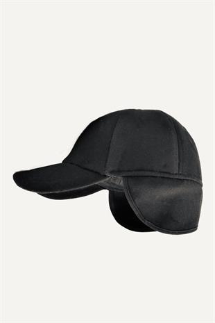 Mens Katlanır Ear Flap Flat Cap Newsboy Hat