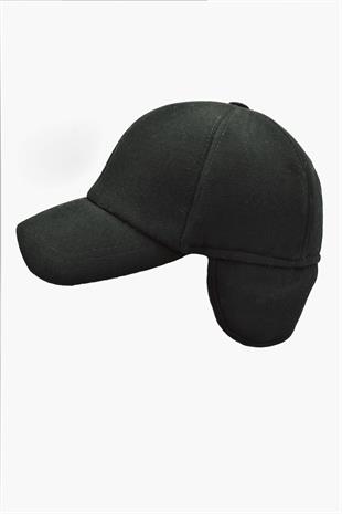 Mens Katlanır Ear Flap Flat Cap Newsboy Hat