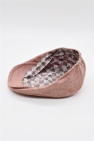 Erkek London Cap 100% Pamuk Gatsby Ivy Kasket Şapka Kiremit