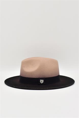 Erkek Multicolor Fötr Şapka Camel Panama Hat