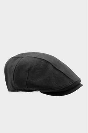 Erkek Premium Yünlü Parçalı Driver Kasket Şapka
