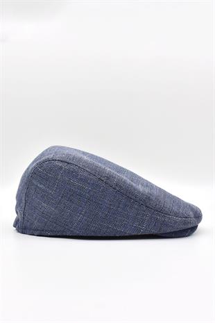 Erkek Şapka Tweed Keten Yazlık Kasket