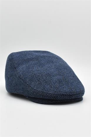 Mens Sicilian Sports Flat Cap - Navy