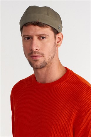 Mens Street Style Docker Hat Skullcap Brimless Cap