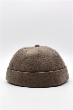 Mens Street Style Winter Brimless Hat Docker Cap