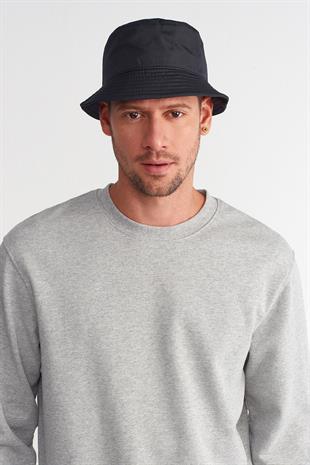 Mens Waterproof Black Fisherman Safari Hat