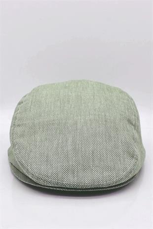 Erkek Yeşil Kasket Cotton Irish Flat Cap Şapka