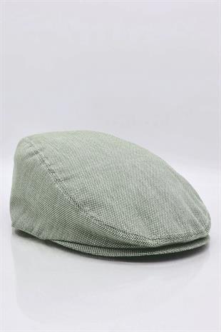 Erkek Yeşil Kasket Cotton Irish Flat Cap Şapka