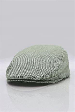 Erkek Yeşil Kasket Cotton Irish Flat Cap Şapka