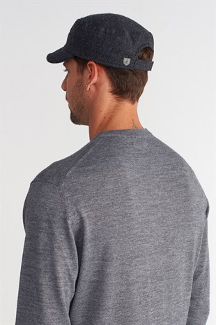 Mens Winter Herringbone Worker Cap Hat