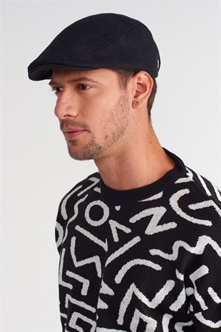 Erkek Yün Flat Cap Kasket Peaky Blinders Şapka