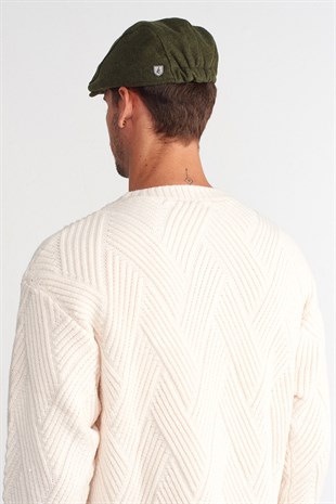 Erkek Yün Flat Cap Kasket Peaky Blinders Şapka