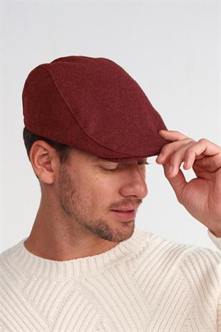 Erkek Yün Flat Cap Kasket Peaky Blinders Şapka