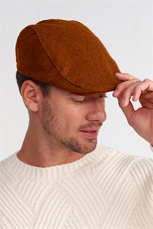 Erkek Yün Flat Cap Kasket Peaky Blinders Şapka