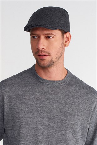 Erkek Yün Flat Cap Kasket Peaky Blinders Şapka
