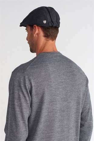 Erkek Yün Flat Cap Kasket Peaky Blinders Şapka