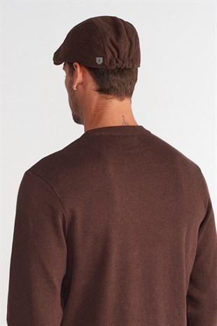 Erkek Yün Flat Cap Kasket Peaky Blinders Şapka