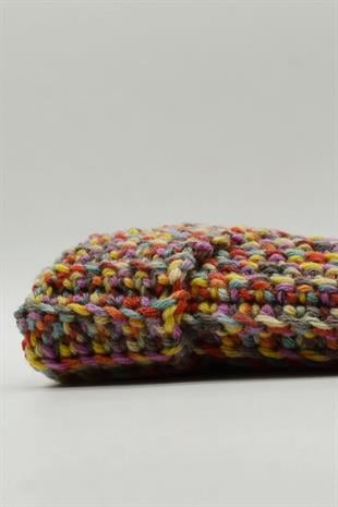 Hand Made Handmade Winter Beanie-Purple