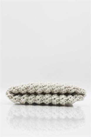 Hand Made Handmade Winter Beanie-Stone