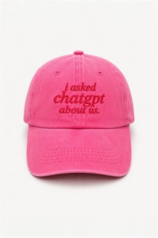I Asked ChatGPT About Us Nakışlı Washed Dad Cap – Fuşya