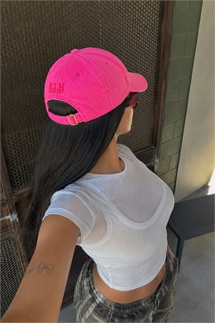 I Asked ChatGPT About Us Nakışlı Washed Dad Cap – Fuşya