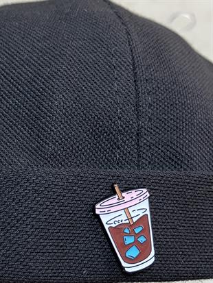 Iced Coffee Pin Docker Cap - Unisex Şapka
