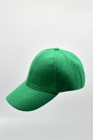 Womens Light Green Winter Baseball Cap Hat