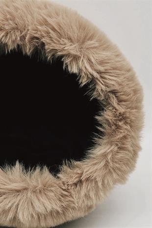 Womens Cossack Kalpak Teddy Brown Hat