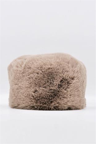Womens Cossack Kalpak Teddy Brown Hat