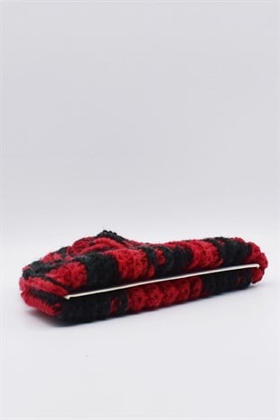 Womens Handmade Red Beanie