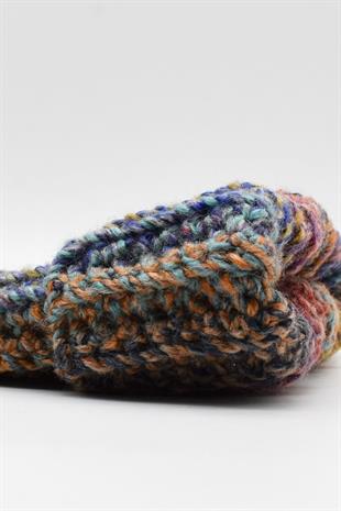 Womens HandmadeWinter Beanie Turquoise Hat