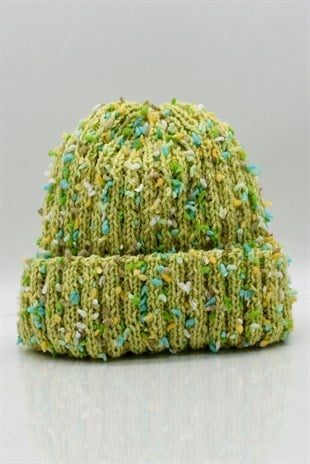 Womens Handmade Tweed Winter Beanie