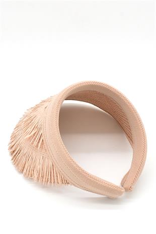 Womens Straw Hairaklı Boho Visor Hat Pink SS24