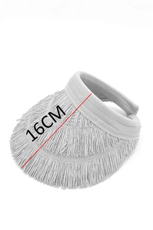 Womens Straw Hairaklı Boho Visor Hat Navy SS24