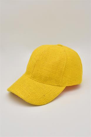 Womens Jüt Baseball Hat Natural Straw Sun Protect Sports Cap