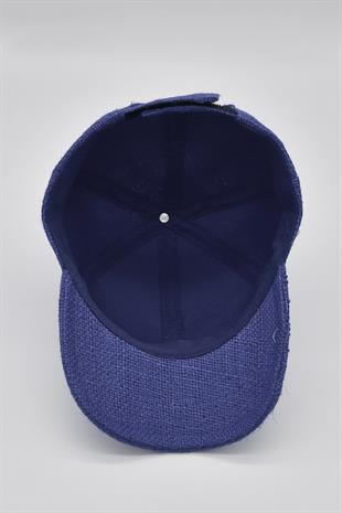 Womens Jüt Baseball Hat Natural Straw Sun Protect Sports Cap