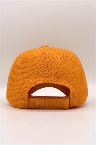 Womens Jüt Baseball Hat Natural Straw Sun Protect Sports Cap