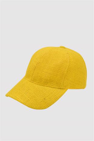 Womens Jüt Baseball Hat Natural Straw Sun Protect Sports Cap