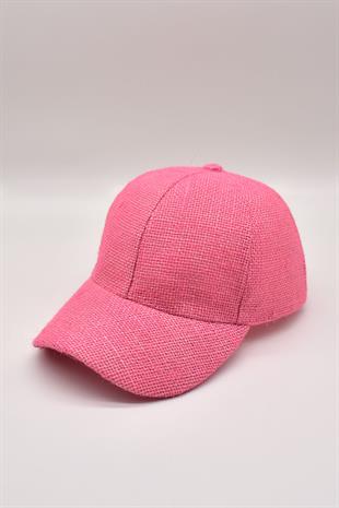 Womens Jüt Baseball Hat Natural Straw Sun Protect Sports Cap