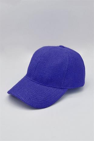 Womens Jüt Baseball Hat Natural Straw Sun Protect Sports Cap