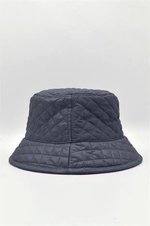 Kadın Kapitoneli Kışlık Bucket Şapka