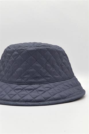 Kadın Kapitoneli Kışlık Bucket Şapka